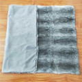 China Factory Wholesale drop shipping Real Rabbit Fur Throw Blanket Rabbit Fur Blanket